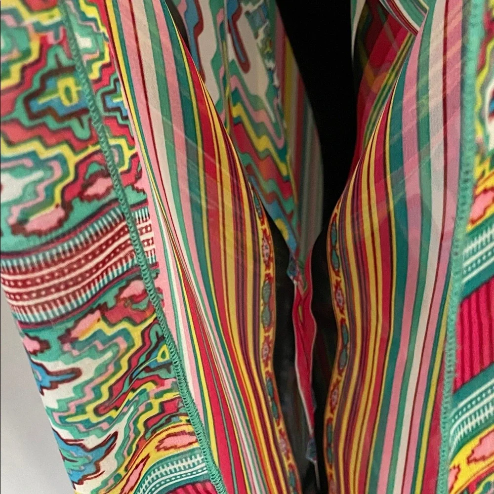 Colorful Striped Coverup - Picture 4 of 9